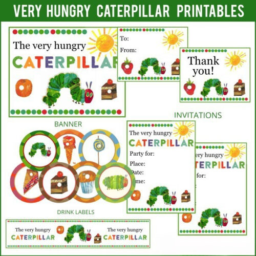 Very Hungry Caterpillar Classroom Party Activity Set with Lesson Plan