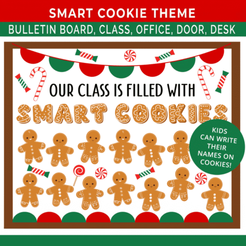 Smart Cookie Bulletin Board DIY Activity Set with Lesson Plan