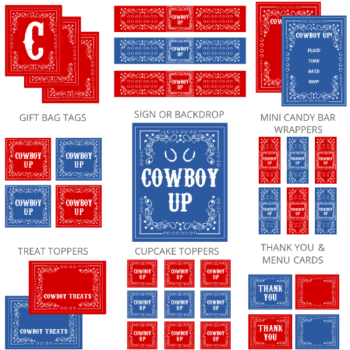 Cowboy Classroom Party Activity Set with Lesson Plan