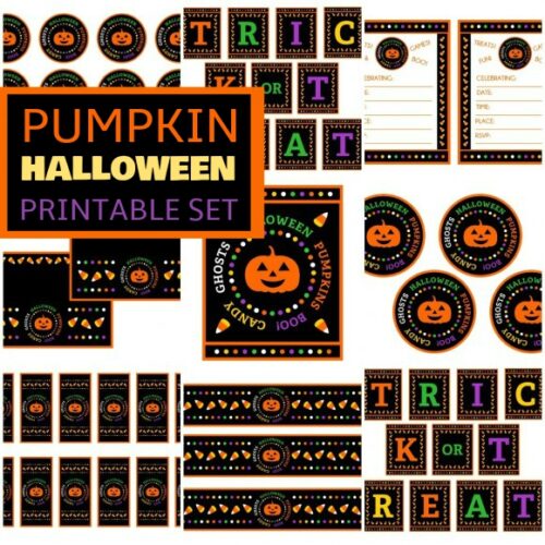 Halloween Candy Classroom Party Activity Set with Lesson Plan