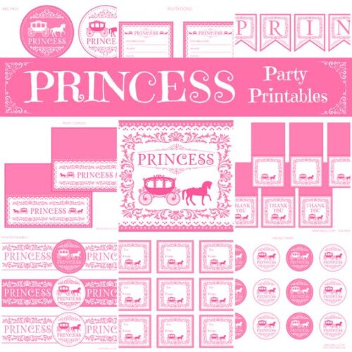 Princess Classroom Party Activity Set with Lesson Plan