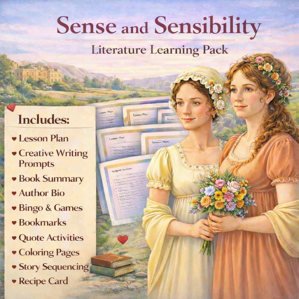 Sense and Sensibility Literature Learning Pack
