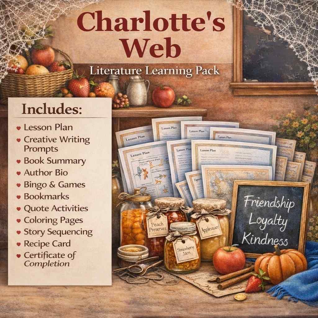 Charlotte's Web Literature Learning Pack