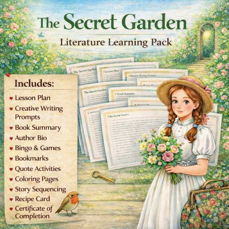 The Secret Garden Literature Learning Pack | Class Creations