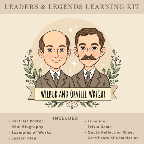 Wilbur & Orville Wright - Leaders & Legends Learning Pack