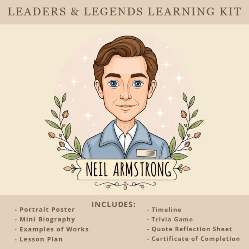 Neil Armstrong - Leaders & Legends Learning Pack