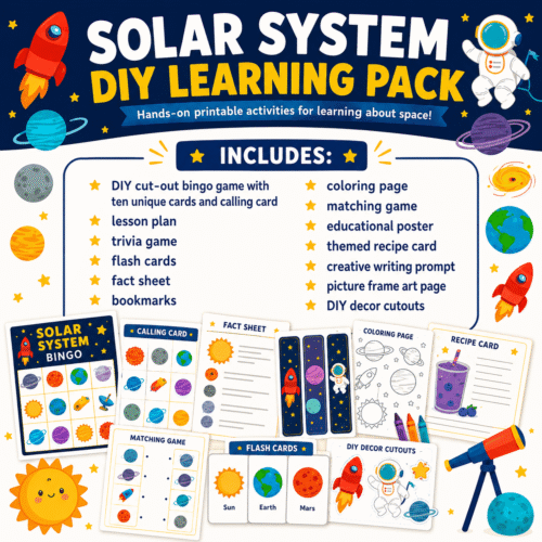 Solar System DIY Learning Pack