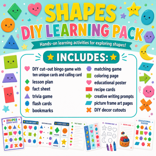 Shapes DIY Learning Pack