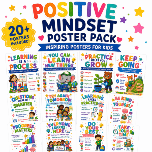 Positive Mindset Poster Pack
