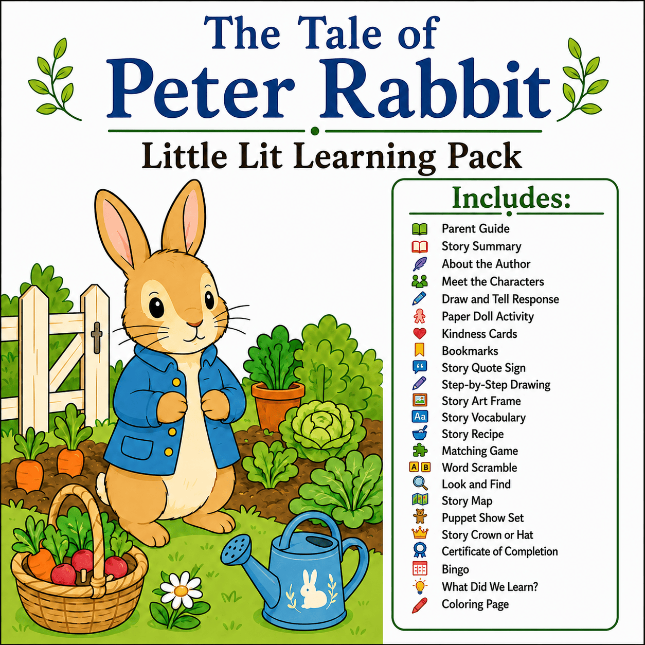Peter Rabbit Little Lit Learning Pack