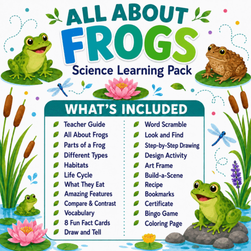 All About Frogs Learning Pack
