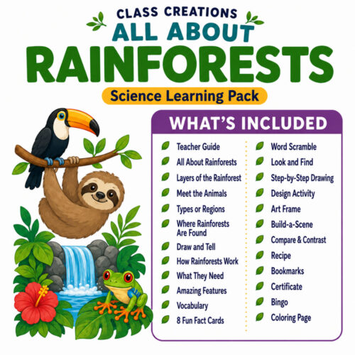 All About Rainforests Learning Pack
