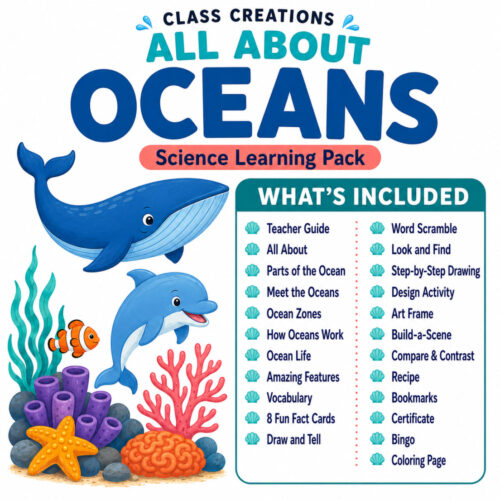 All About Oceans Learning Pack