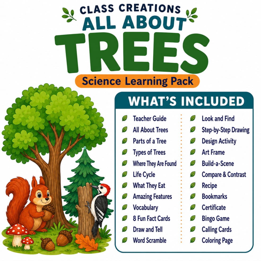 All About Trees Learning Pack