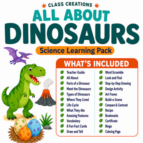 All About Dinosaurs Learning Pack