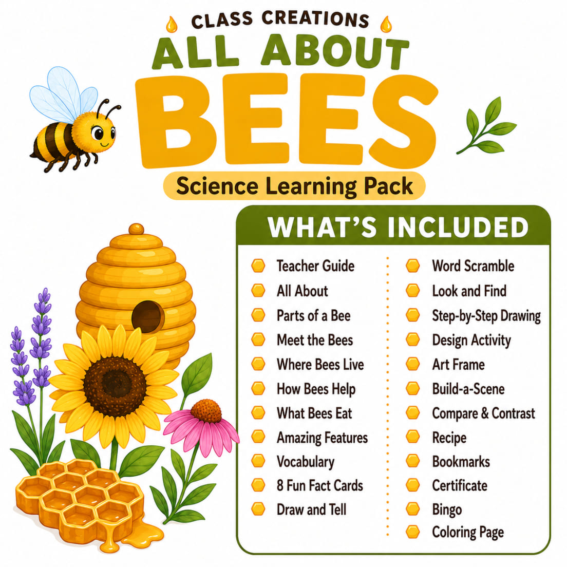 All About Bees Learning Pack