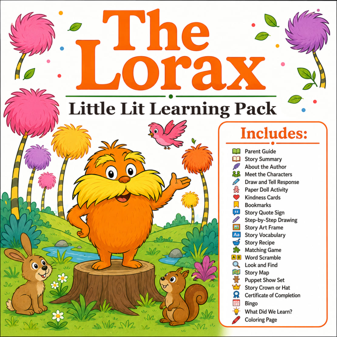 The Lorax Little Lit Learning Pack