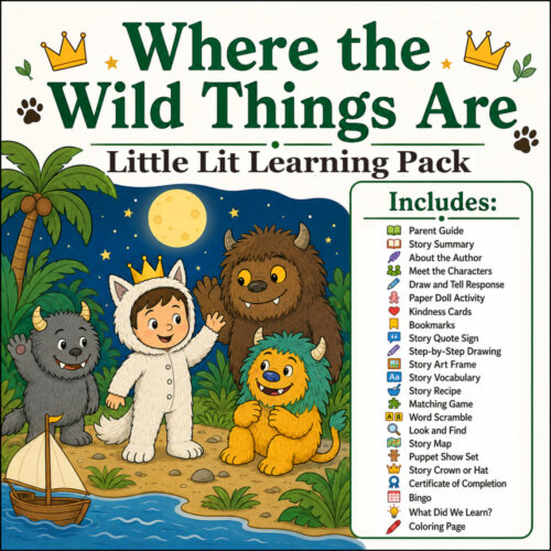 Where the Wild Things Are Little Lit Learning Pack