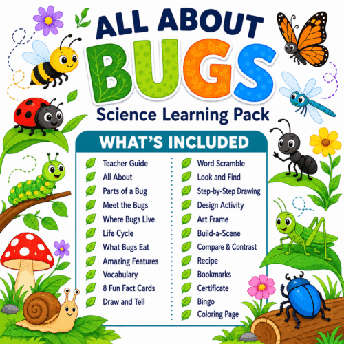 All About Bugs No-Prep Learning Pack