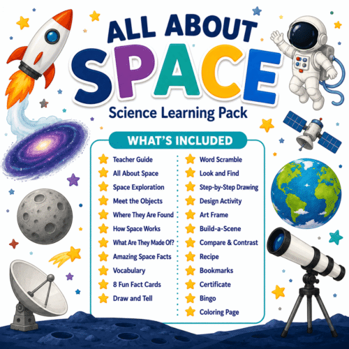 All About Space No-Prep Learning Pack