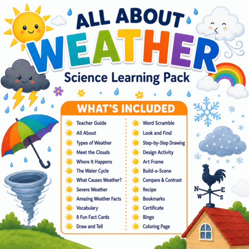 All About Weather No-Prep Learning Pack