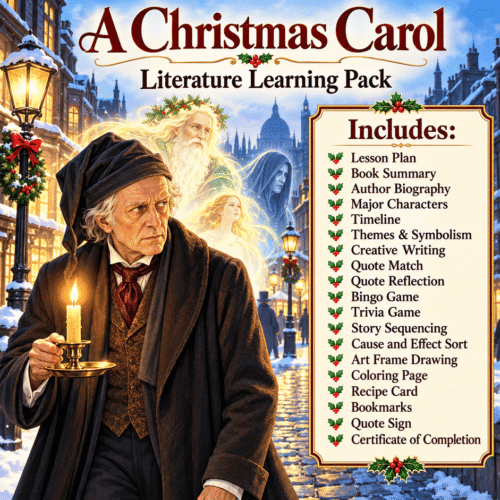 A Christmas Carol Literature Learning Pack