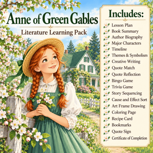 Anne of Green Gables Literature Learning Pack