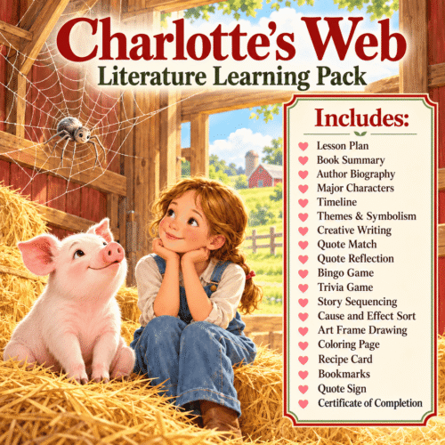Charlotte's Web Literature Learning Pack
