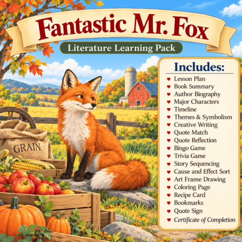 Fantastic Mr. Fox Literature Learning Pack