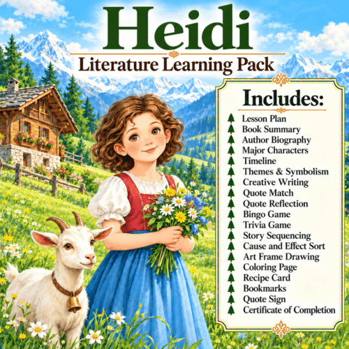 Heidi Literature Learning Pack