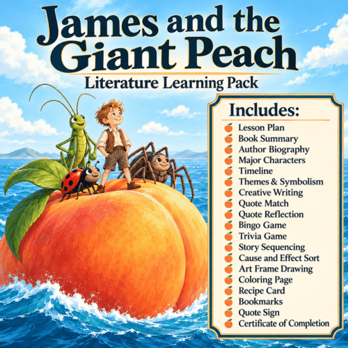 James and the Giant Peach Literature Learning Pack