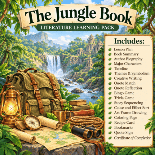 The Jungle Book Literature Learning Pack