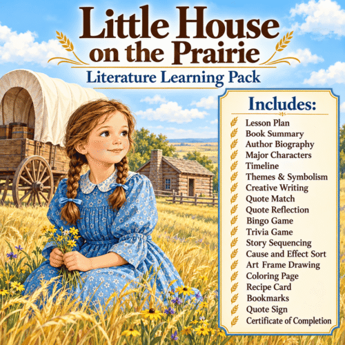 Little House on the Prairie Literature Learning Pack