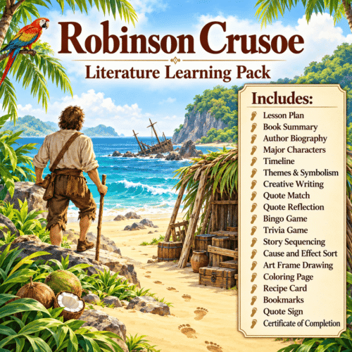 Robinson Crusoe Literature Learning Pack
