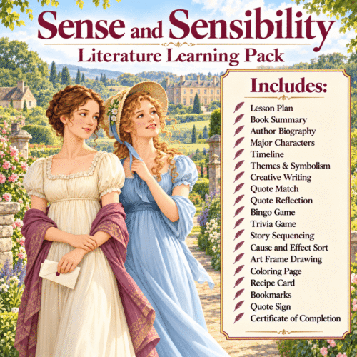 Sense and Sensibility Literature Learning Pack