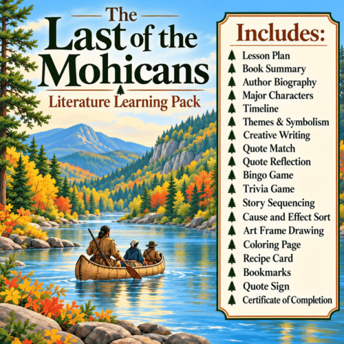 The Last of the Mohicans Literature Learning Pack