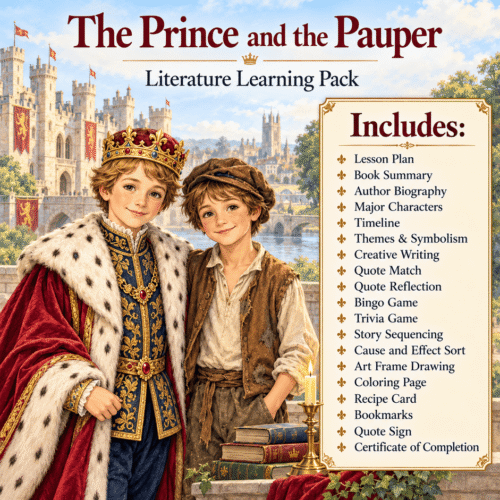 The Prince and the Pauper Literature Learning Pack