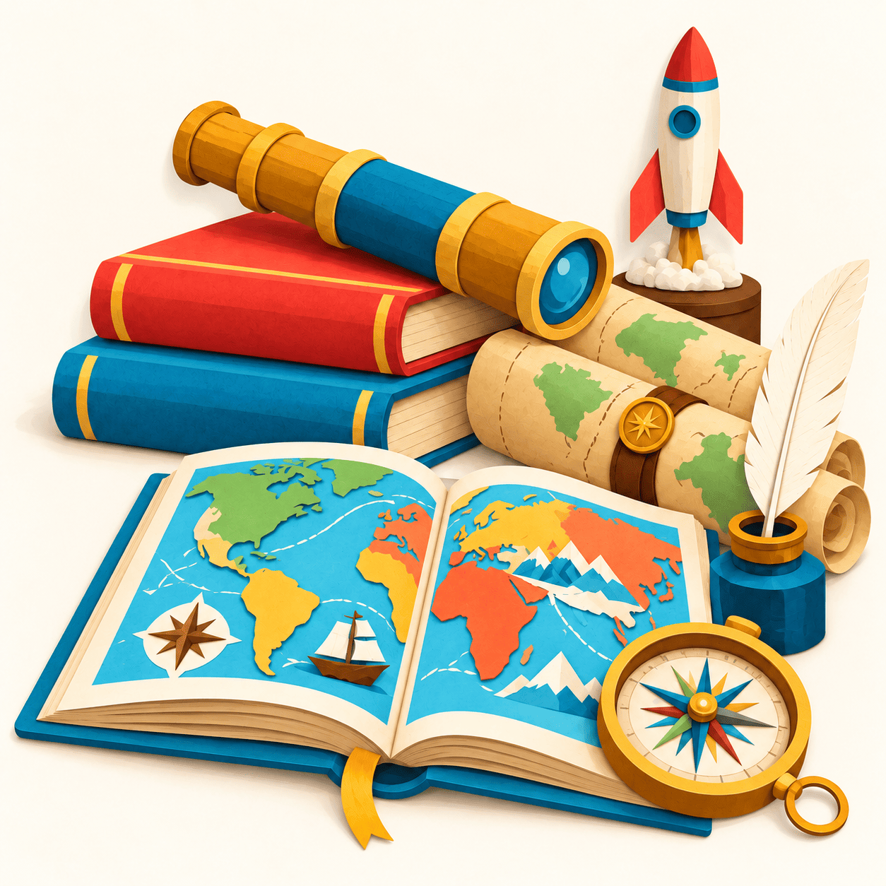 Explore & Examine collection illustration