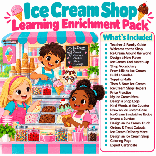 Pet Shop Learning Pack - No Prep